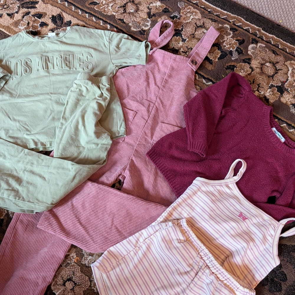 Striped Pink and Cream Women's Sleepwear Set